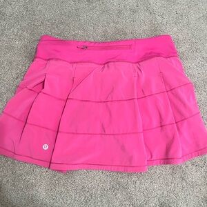 pink lululemon pace rival skirt- size 6